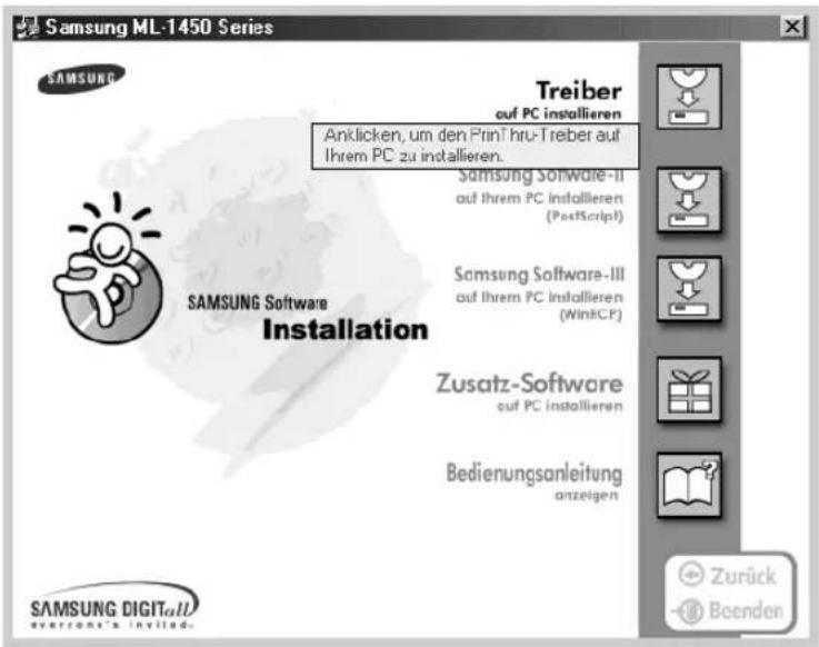 SAMSUNG ML-1451N - Wählen Sie die gewünschte Sprache aus. - 2