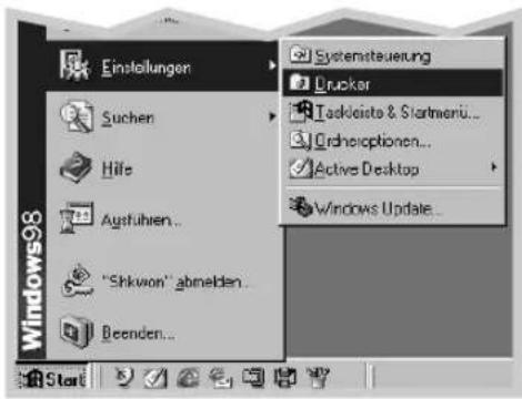 SAMSUNG ML-1451N - Überprüfen Sie den Druckeranschluss am PC - 1