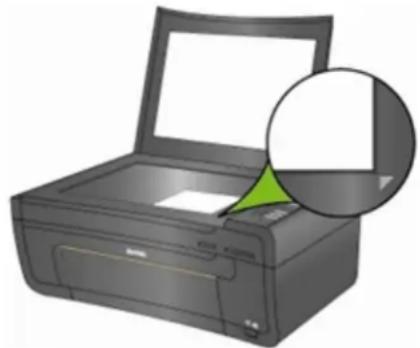 KODAK EasyShare ESP3 - Auflegen des Originals - 1