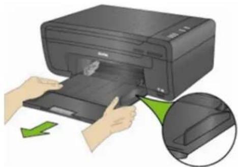 KODAK EasyShare ESP3 - Entfernen des Papierfachs - 1