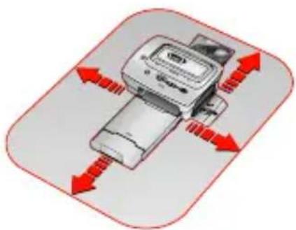 KODAK EasyShare 6000 - Auswählen eines Standorts für die Druckstation - 1