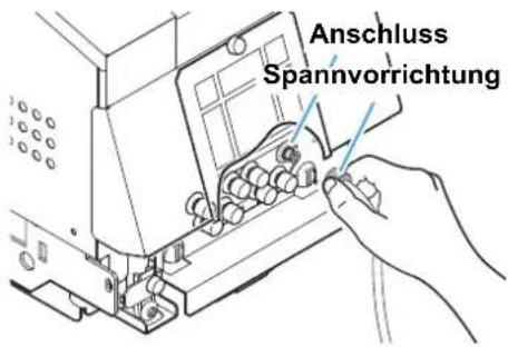 Anschluss Spannvorrichtung