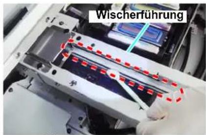 Wischerführung