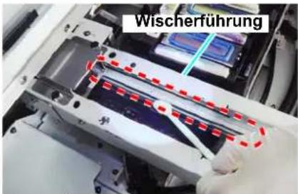 Wischerführung