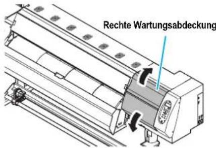 Rechte Wartungsabdeckung