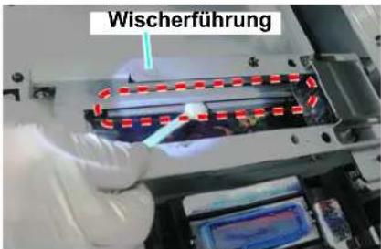 Wischerführung