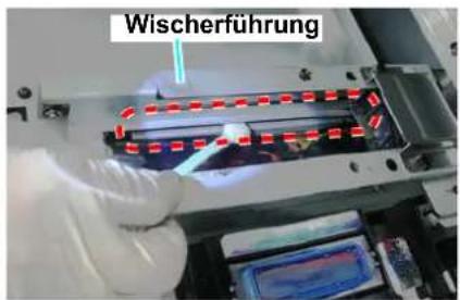 Wischerführung
