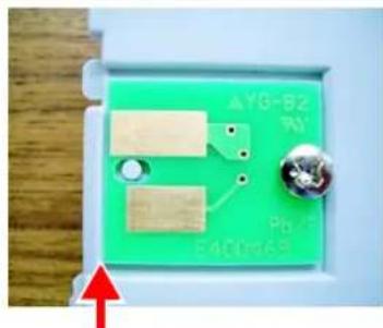 RICOH Pro L4130 - Schlechtes Beispiel für die Befestigung eines IC-Chips - 4