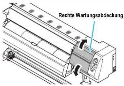 Rechte Wartungsabdeckung