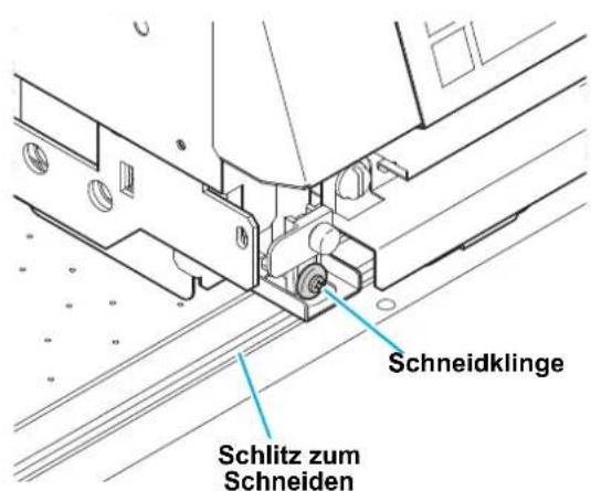 Schneidklinge Schlitz zum Schneiden