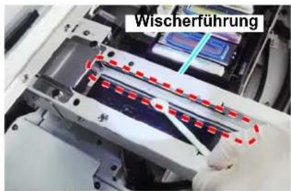 Wischerführung