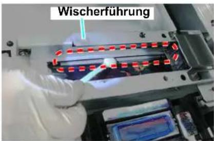 Wischerführung