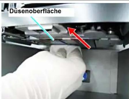 Düsenoberfläche