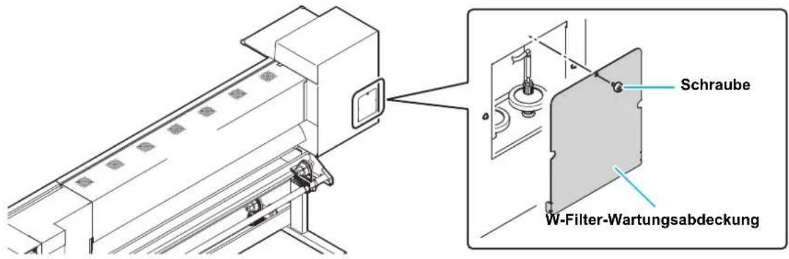 Schraube W-Filter-Wartungsabdeckung