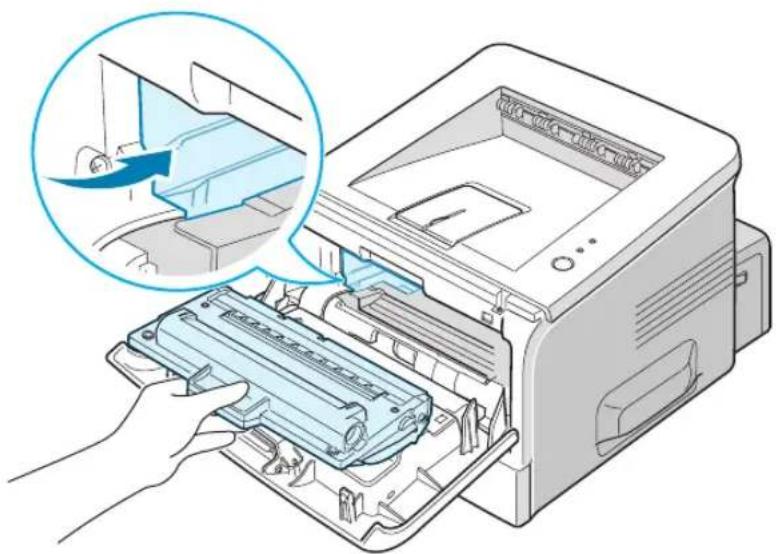 RICOH Aficio BP20N - Einsetzen der Tonerkartusche - 4