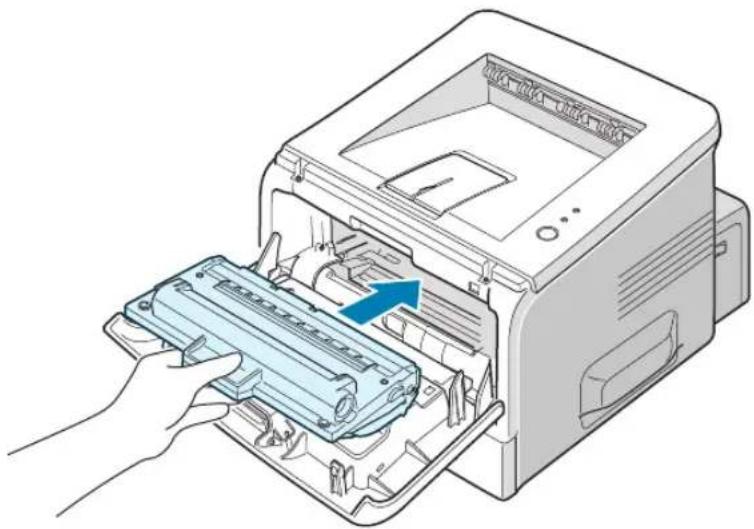 RICOH Aficio BP20N - Einsetzen der Tonerkartusche - 5