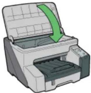 RICOH Aficio GX3000 - Unter der oberen Abdeckung gestautes Papier entfernen - 3