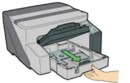 RICOH Aficio GX3000 - Papier in Magazin 1 einlegen - 2