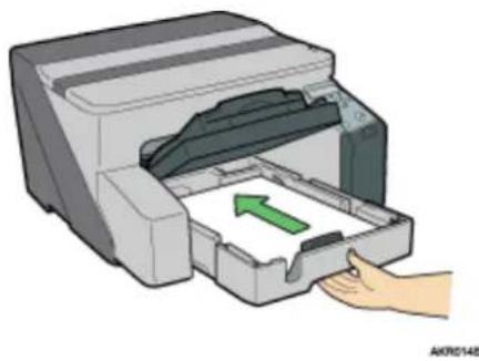 RICOH Aficio GX3000 - Papier in Magazin 1 einlegen - 6