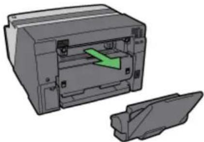 RICOH Aficio GX3000 - Im Bypass (optional) gestautes Papier entfernen - 5