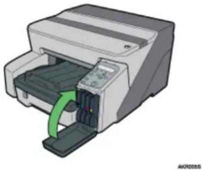 RICOH Aficio GX3000 - Falls die Abdeckung geöffnet ist: - 1