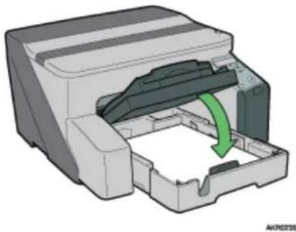 RICOH Aficio GX3000 - Papier mit größerem Format als A4/Letter (Magazin 1) einlegen - 10