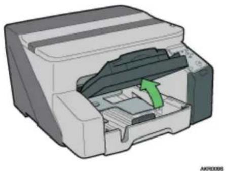 RICOH Aficio GX3000 - Papier mit größerem Format als A4/Letter (Magazin 1) einlegen - 1