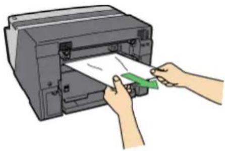 RICOH Aficio GX3000 - Im Bypass (optional) gestautes Papier entfernen - 6