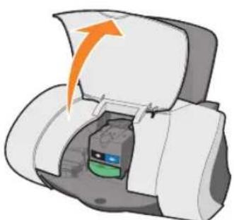 DELL J740 - Austauschen von Tintenpatronen - 2