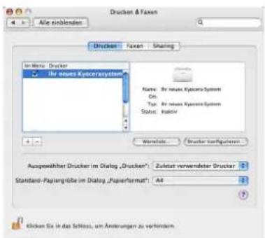 Triumph-Adler LP 4130 - Installation auf einem Macintosh-Computer - 10