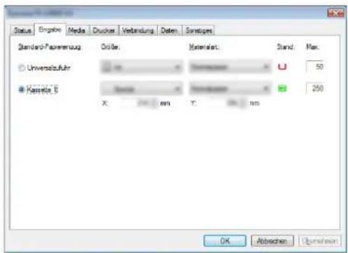 Triumph-Adler LP 4130 - Registerkarte Status - 1