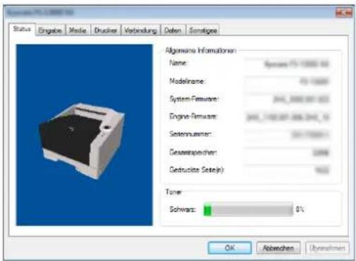 Triumph-Adler LP 4130 - Schließen des Configuration Tool - 1