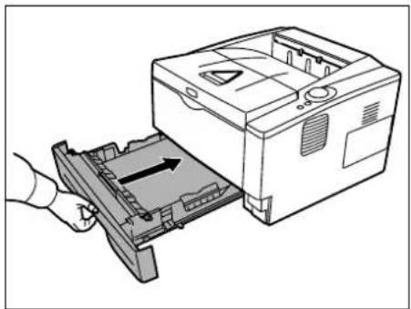 Triumph-Adler LP 4130 - Papier in die Kassette einlegen - 9