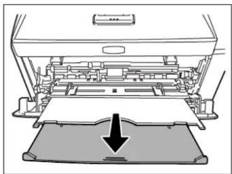 Triumph-Adler LP 4130 - Papier in die Universalzufuhr einlegen - 3