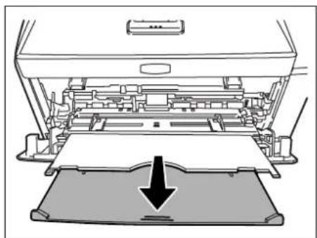 Triumph-Adler LP 4230 - Papier in die Universalzufuhr einlegen - 3