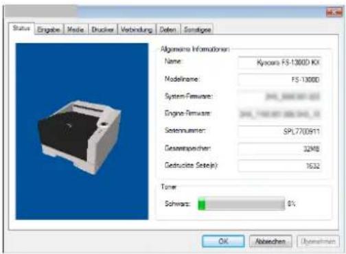 Triumph-Adler LP 4128 - Schließen des Configuration Tool - 1