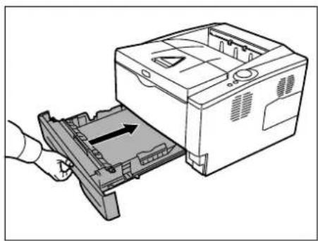 Triumph-Adler LP 4128 - Papier in die Kassette einlegen - 9