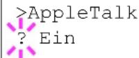 Triumph-Adler CLP 4626 - AppleTalk (AppleTalk Einstellungen) - 2