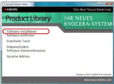Triumph-Adler CLP 4621 - Installieren der Software unter Windows - 5