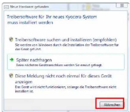 Triumph-Adler CLP 4621 - Installieren der Software unter Windows - 2