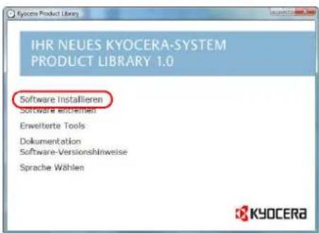 Triumph-Adler CLP 4550 - Installieren der Software unter Windows - 4