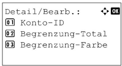 Triumph-Adler CLP 4550 - Konto-ID prüfen oder bearbeiten - 3