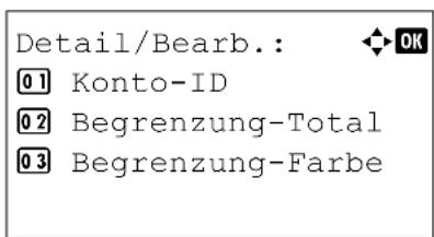 Triumph-Adler CLP 4550 - Konto-ID prüfen oder bearbeiten - 12