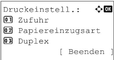 Triumph-Adler CLP 4550 - Druckeinstellungen - 1