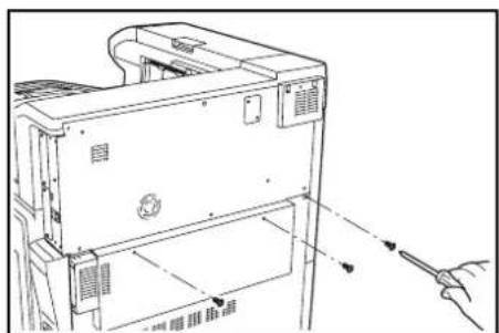 Triumph-Adler CLP 4550 - Speichermodule installieren - 2