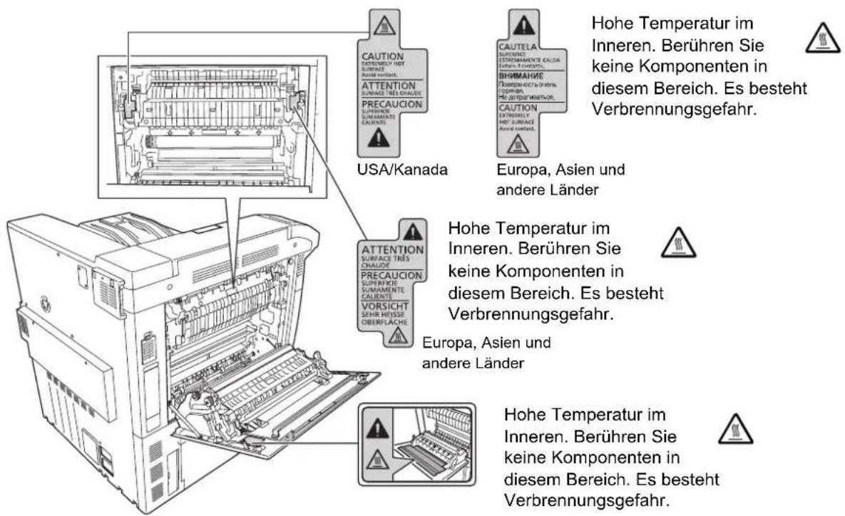Triumph-Adler CLP 4550 - Warnschilder - 1