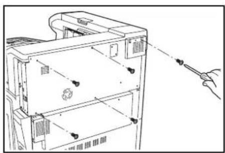 Triumph-Adler CLP 4550 - Speichermodule installieren - 1
