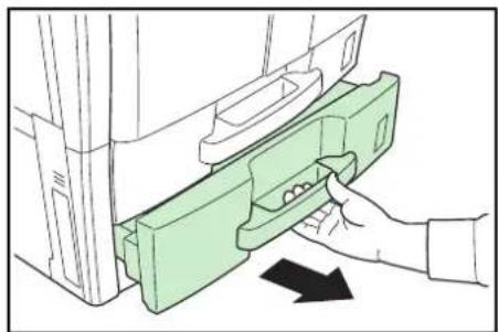 Triumph-Adler CLP 4550 - Papierstau an Kassette 2 - 3