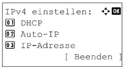Triumph-Adler CLP 4550 - Netzwerk Einstellungen - 5