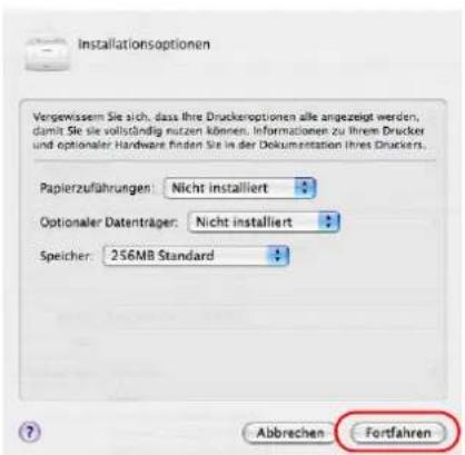 Triumph-Adler CLP 4550 - Installation auf einem Macintosh-Computer - 10